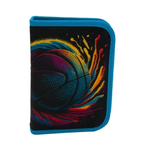 Pernica Puna 1 Zip P1Zp2553 Basketball 13x19x3cm plava crna