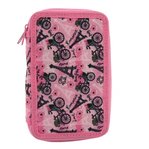 Pernica Puna 2 Zipa P2Zp2566 Paris 19,5x12,5x4,5cm roze