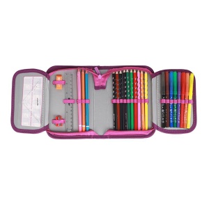 Pernica puna Spirit ABS Flowers 1 zip 28 delova 13x4x19,5cm - Img 3