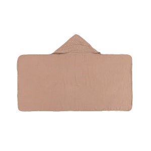 Peškir za bebe pamučni muslin Zvezdana noć 60x120cm braon - Img 2