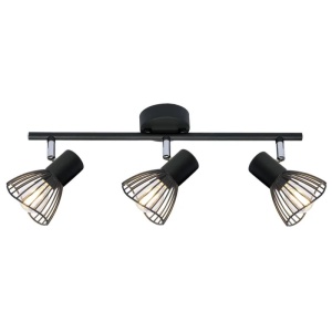 Plafonska Lampa Crna 3 3x40W E14 Fly 15127