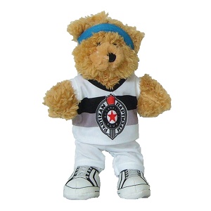 Plišana igračka meda kosarkaš Partizan 23693