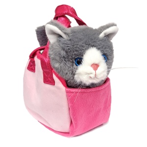 Plišana maca 23 cm u torbi 1039408 - Img 2