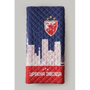 Pokrivač Crvena Zvezda Znamenitosti grada 140x200cm plava