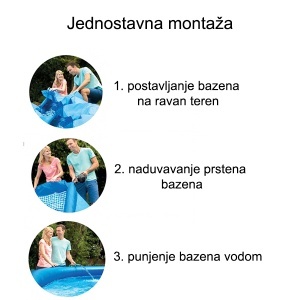 Bazen za dvorište, Intex Easy Set 244x61 cm