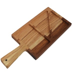 Poslužavnik sa ručkom hrast 400x170x20mm Wood Holz 8304 B1wh