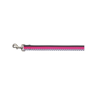 Povodac Fresh line Spot. L-XL 1.0m/25mm pink/sivi 14272