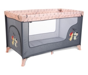 Prenosivi Krevet 1 Nivo roze BBO Dream&play BK-065PINK