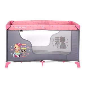 Prenosivi krevetac Moonlight Pink Travelling Lorelli 10080392046 - Img 2