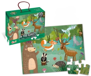 Puzzle šumske životinje 35 delova