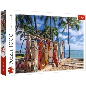 Puzzle Surf na plaži 1000 delova