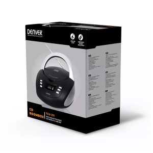 Radio CD plejer TCU-211 crni Denver 30432 - Img 2