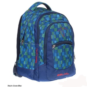 Ranac za školu 338-27 Green blue 4514