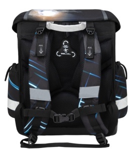 Ranac za školu Belmil Classy 403-13 Midnight Turbo 32x19x36cm - Img 3