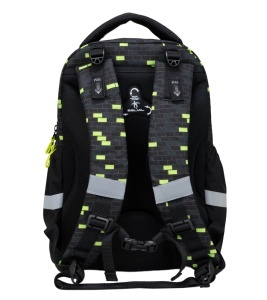Ranac za školu Belmil Leisure plus 338-87 Neon Play 28x19x36cm - Img 3