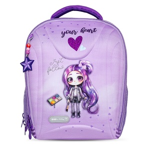 Ranac za školu Belmil Sturdy 338-82 Purple hair girl - Img 2