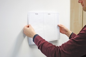 Samolepljivi KANBAN BOARD set u rolni 300mm x 4,57m - Img 5