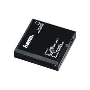 SD/MicroSD čitač kartica, HAMA crni 91094