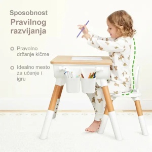 Set dečiji sto i stolica Natur BBO 533.920285 - Img 2