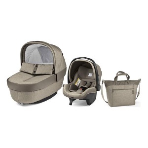 Set korpa i auto sedište Elite Cream Peg Perego P3110061639
