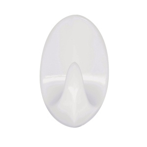Set od 3 kukice Bele PVC 13110201
