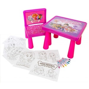 Set sto sa stolicom za crtanje Patrolne Šape Paw Patrol 47233