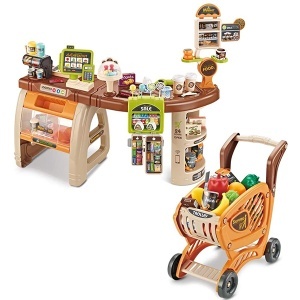 Set supermarket prodavnica sa kolicima 451162 - Img 1