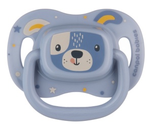 Silikonska Varalica 0-6m plava Canpol Babies Cute Animals 34/924_blu