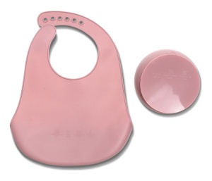 Silikonski Set za Hranjenje 2kom Roze Lorelli Natural 10230710002 - Img 2
