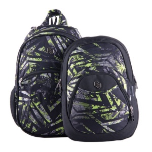 Školski ranac 2u1 Teens Green Riddle Pulse 121543 - Img 2