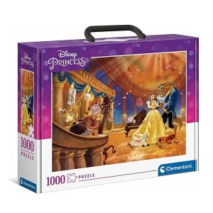 Slagalica 1000kom Kofer Lepotica i zver Disney Clementoni 56420