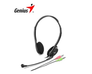 Slušalice sa mikrofonom Genius HS-200C sa adapter kablom crne - Img 4