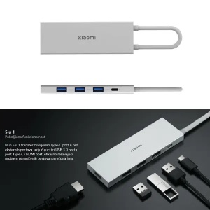 Smart Hub 5 u 1 Type-C Hub Xiaomi 6941812791639 - Img 2