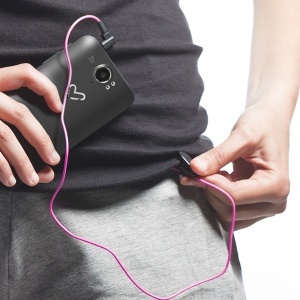 Sportske slušalice žičane bez mikrofona pink Energy Sistem ZVU01393 - Img 3