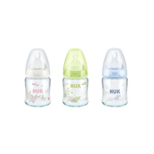 Staklena flašica 120ml silicon S1 Nuk First Choice+ / 747052