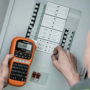 Štampač nalepnica PT-E110VP narandžasti Brothers PRI05674 - Img 3