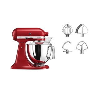 Stoni mikser sa dodacima 300W 4.8L kraljevska crvena KitchenAid Artisan KA5KSM175PSEER - Img 3