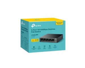 Svič TP-Link LS105LP 5-portni 10/100Mbps sa 4 PoE porta crni - Img 3