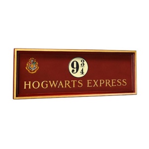 Tabla Platforma 9 3/4 Harry Potter Hogwarts 56x20cm