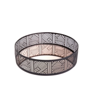 Tacna sa ogledalom Art Deco 20x5 crna 041930