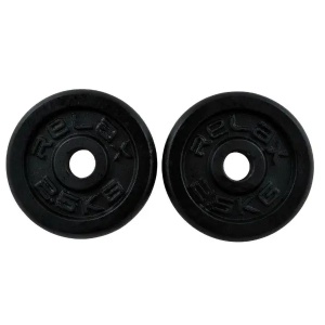 Tegovi 2x2.5kg crni standardni liveni Ring RX PLO1-2.5