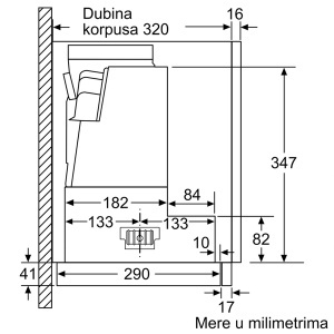 Teleskopski aspirator 60cm serija 4 Bosch DFS097A51 - Img 4