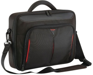 Torba za laptop Targus CN414EU, do 14 inča, crno-crvena