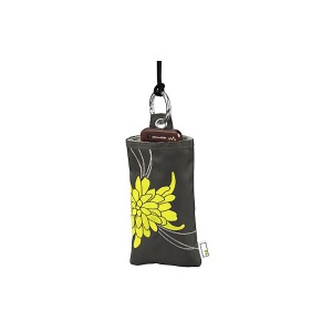 Torbica za mobilni telefon AHA Blossom black/yellow 91639