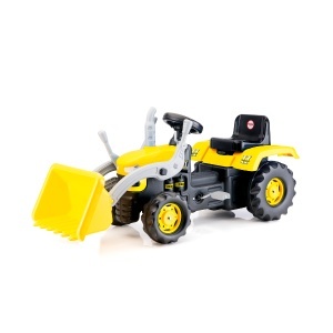 Traktor na pedale sa kašikom žuti Dolu 080516 - Img 2