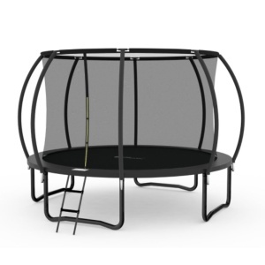 Trambolina Trampolina Premium Stil Crna 305cm sa merdevinama i unutrašnjom sigurnosnom mrežom - Img 3