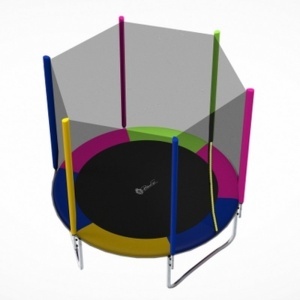 Trambolina Trampolina Premium Stil Multicolor183cm sa unutrašnjom sigurnosnom mrežom - Img 3