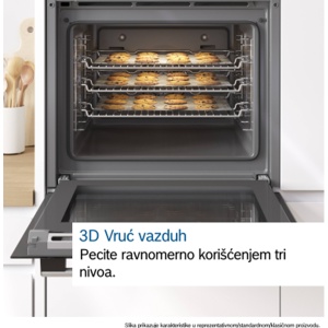 Ugradna rerna 16030 Višesistemska Serija 4 Bosch HBA534BS3 - Img 3