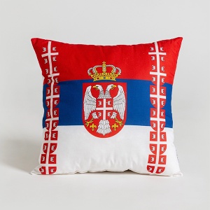 Ukrasni jastuk 40x40cm Srbija pamuk PES