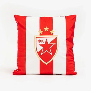 Ukrasni jastuk Crvena Zvezda 45x45cm pruga i grb